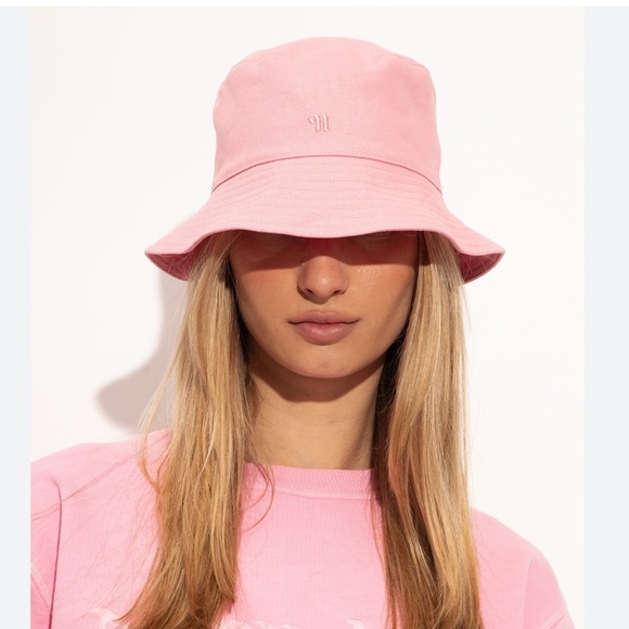 Nanushka Accessories - NWT Nanushka Caran cotton canvas bucket hat Washed Pink